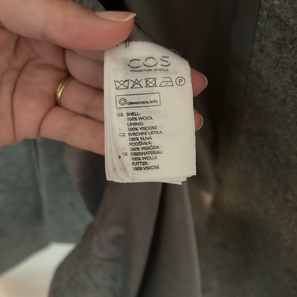 COS wool belted coat - Picture 6 of 7